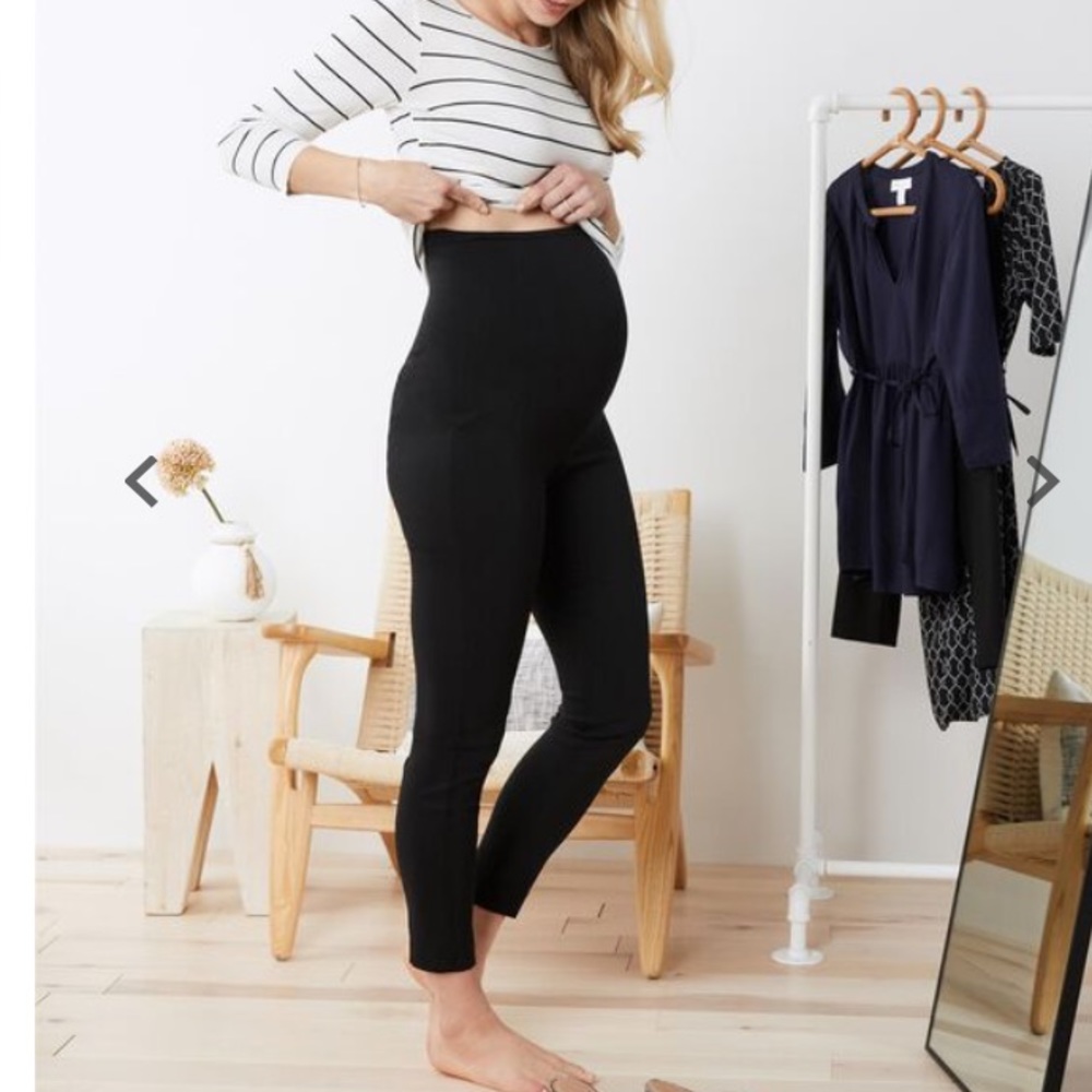 The Maia Secret Fit Belly Ankle Maternity Pant